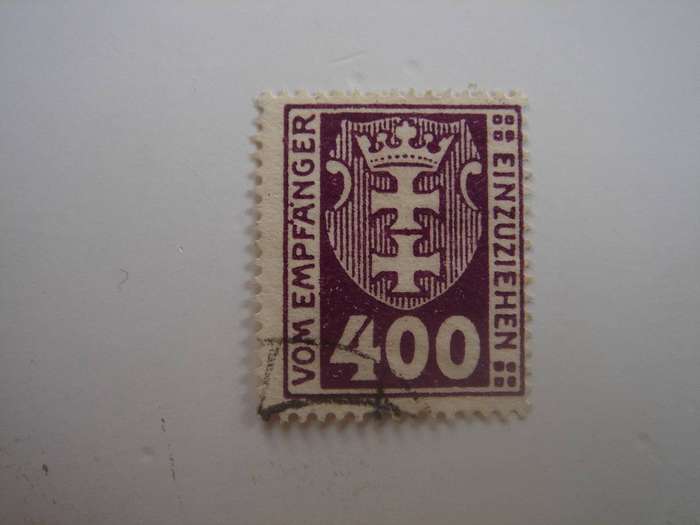 1921 Danzig Portomarken MiNr 11 a used, stamped