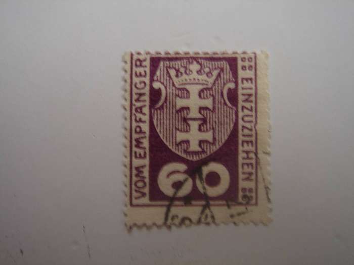 1921 Danzig Portomarken MiNr 4 a used, stamped