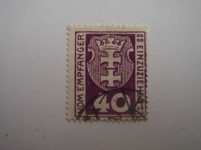 1921 Danzig Portomarken MiNr 3 a used, stamped