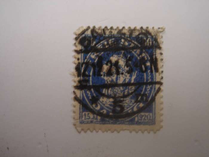 1921 Danzig MiNr 57 used, stamped