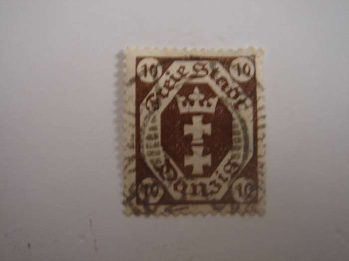 1921 Danzig MiNr 74 used, stamped