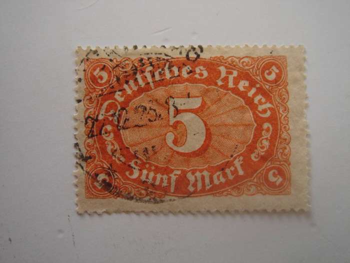 1922 Deutsches Reich MiNr 194 c used, stamped