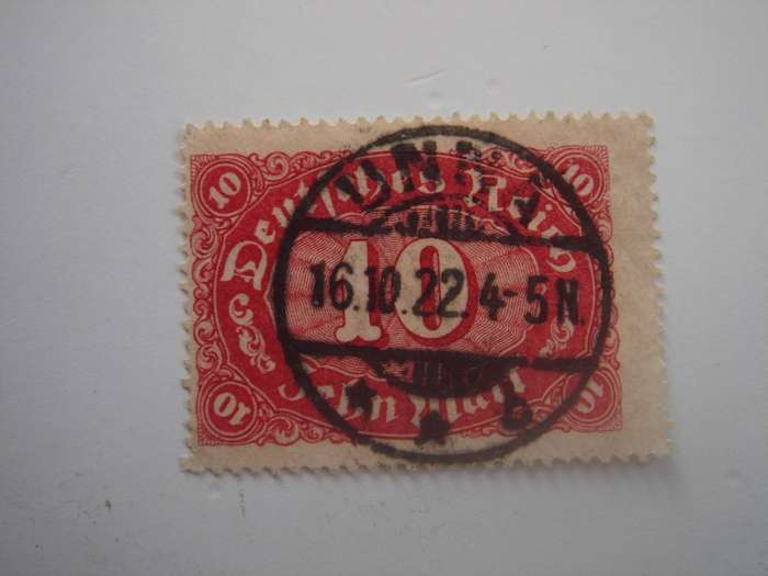 1921 Deutsches Reich MiNr 175 used, stamped