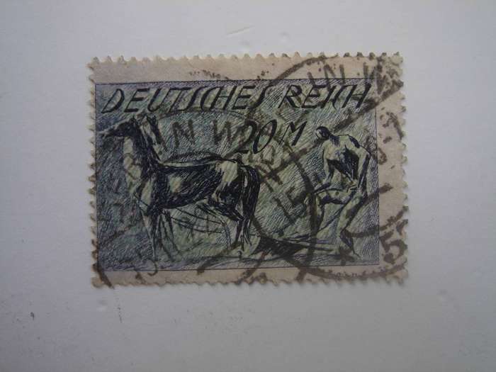 1922 Deutsches Reich MiNr 196 used, stamped