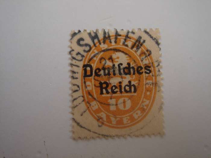 1920 Deutsches Reich Dienstmarken MiNr 35 used, stamped