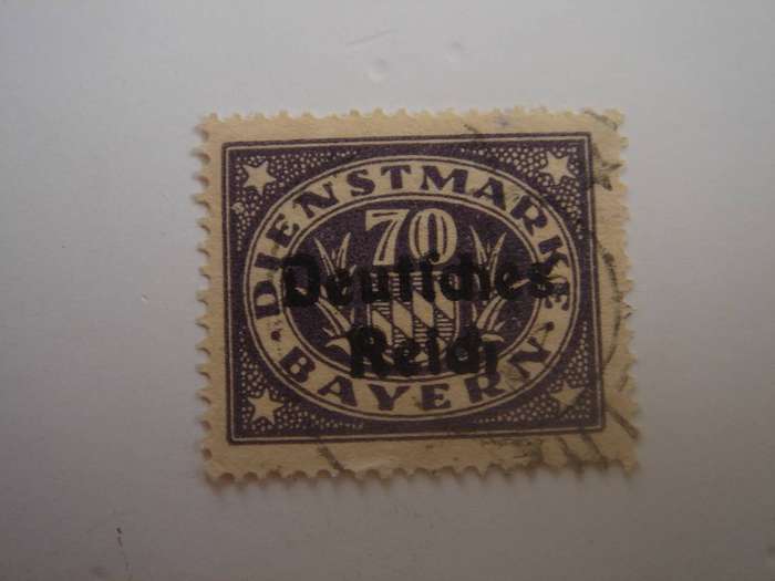 1920 Deutsches Reich Dienstmarken MiNr 42 used, stamped