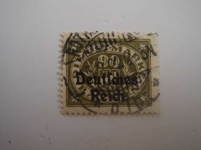 1920 Deutsches Reich Dienstmarken MiNr 45 used, stamped