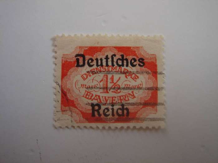 1920 Deutsches Reich Dienstmarken MiNr 48 used, stamped