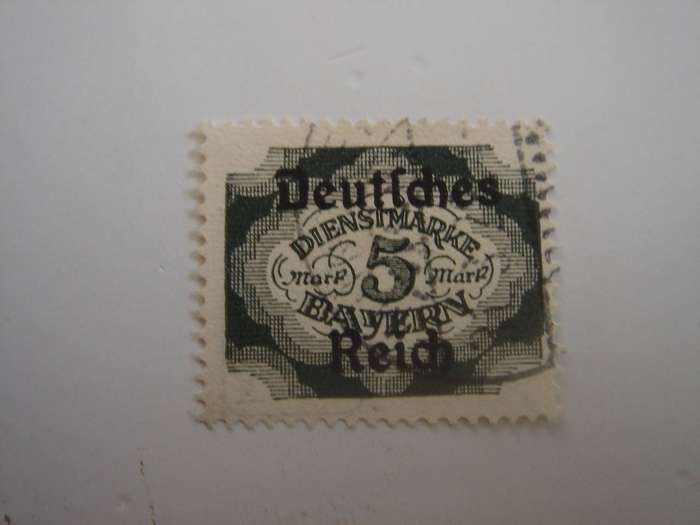 1920 Deutsches Reich Dienstmarken MiNr 51 used, stamped