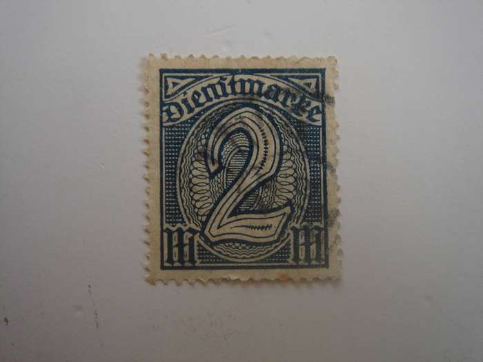 1922 Deutsches Reich Dienstmarken MiNr 70 used, stamped