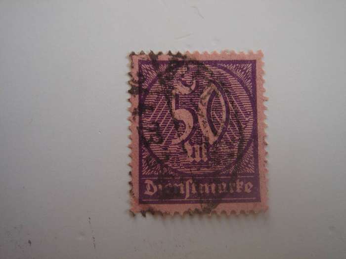 1923 Deutsches Reich Dienstmarken MiNr 73 used, stamped