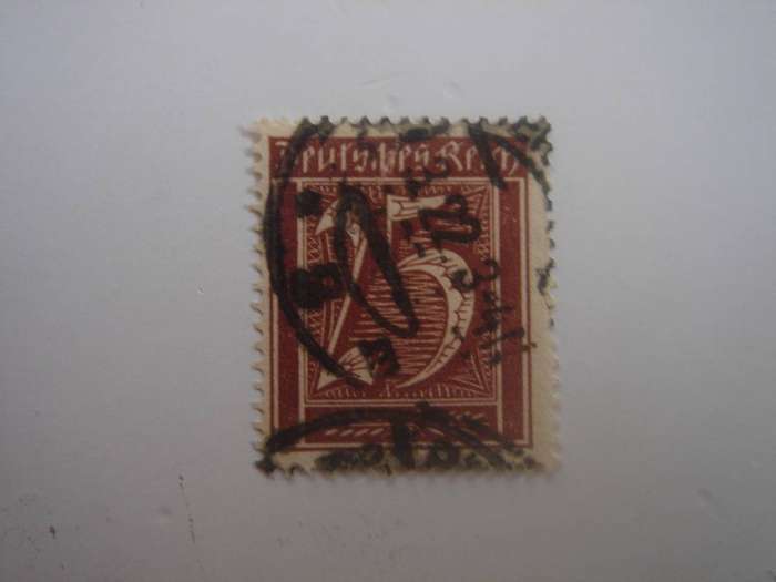 1921 Deutsches Reich MiNr 161 used, stamped