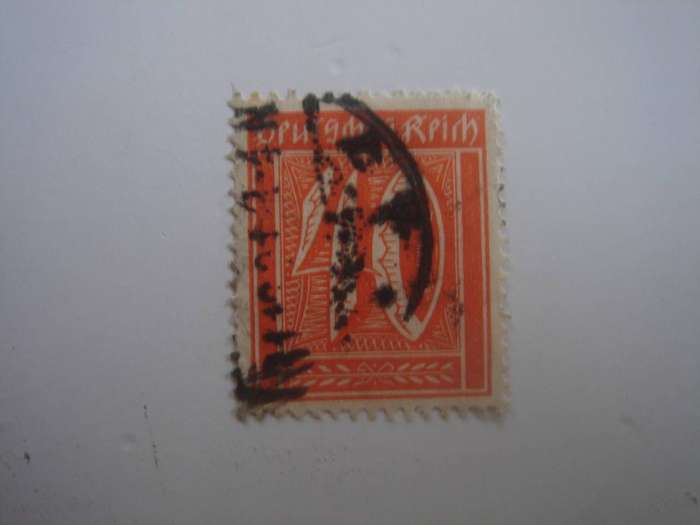 1921 Deutsches Reich MiNr 163 used, stamped