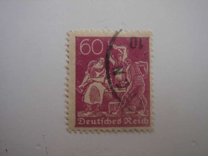1921 Deutsches Reich MiNr 165 used, stamped