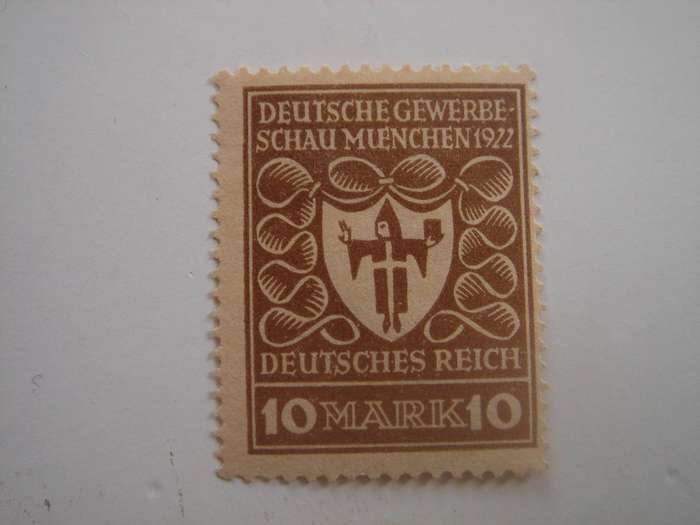 1922 Deutsches Reich - MiNr 203 a mint, hinged
