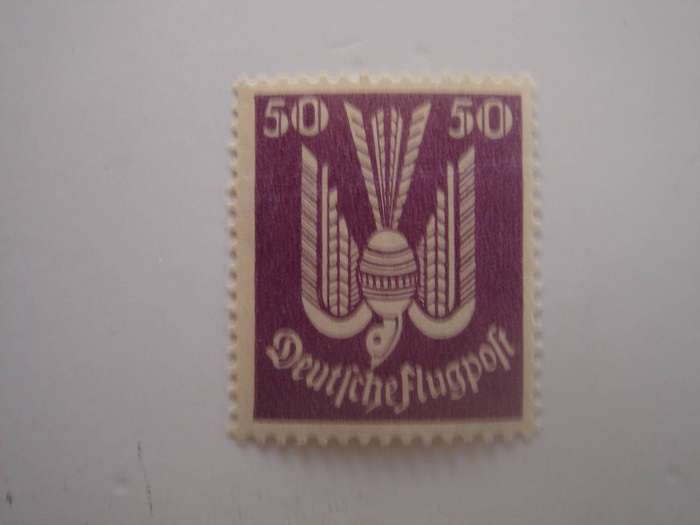 1922 Deutsches Reich Flugpostmarke MiNr 215 MNH
