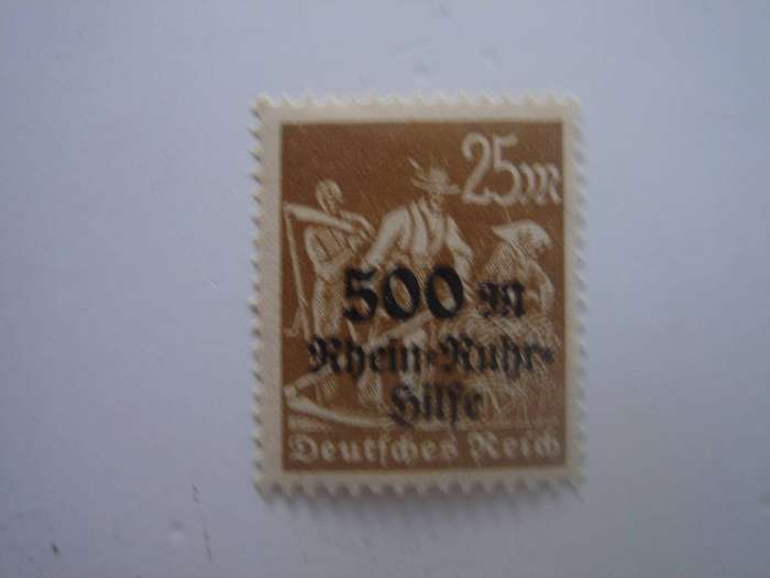 1923 Deutsches Reich - MiNr 259 mint, hinged
