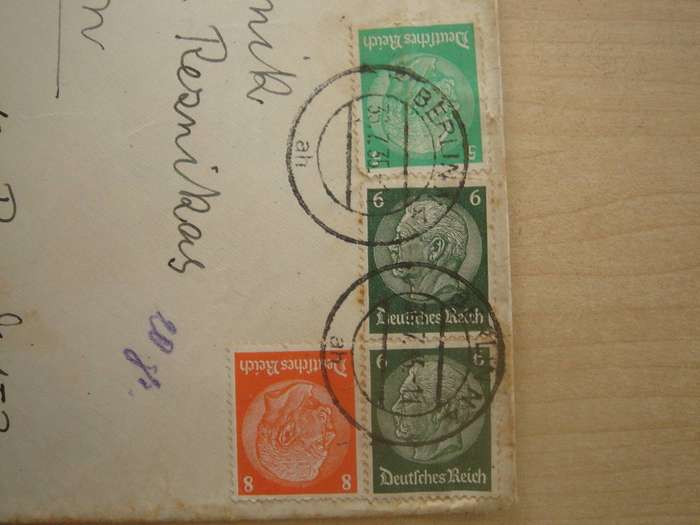 1935 Deutsches Reich - MiNr 515-517X stamped 36.7.35 on letter