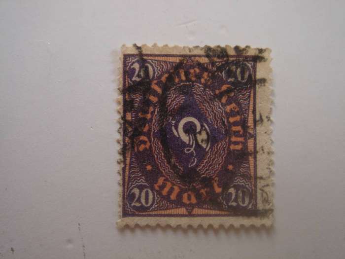 1922 Deutsches Reich MiNr 207 W used, stamped