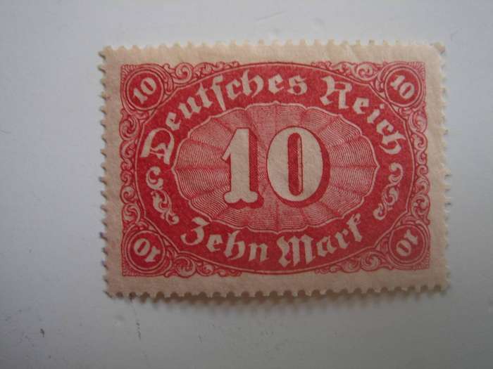 1922 Deutsches Reich MiNr 195 mint, hinged