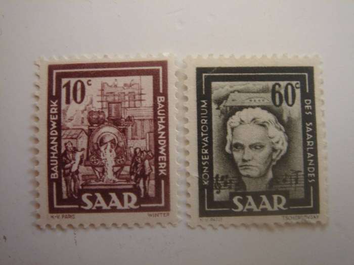1949 Saarland MiNr 272 MNH