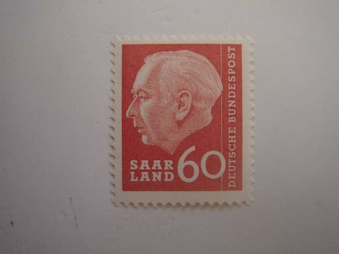 1957 Saarland MiNr 394 MNH