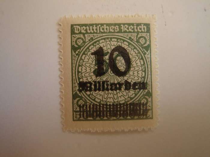 1923 Deutsches Reich - optd MiNr 336 B P - MNH