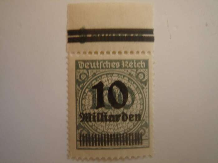 1923 Deutsches Reich - optd MiNr 337 A P OPD H g OR - MNH