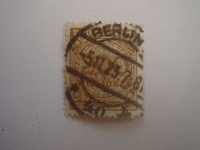 1923 Deutsches Reich MiNr 323 A P a used, stamped