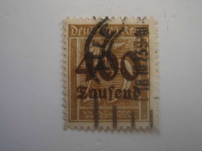 1923 Deutsches Reich MiNr 298 used, stamped