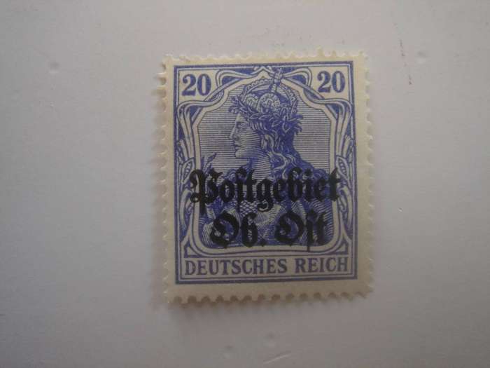 1916/18 Deutsches Reich Postgebiet Ob. Ost MiNr 8 c mint, hinged