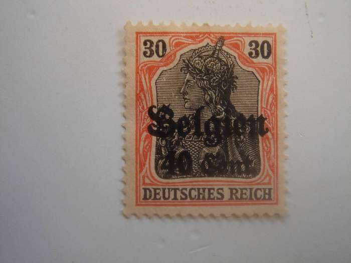 1914/18 Deutsches Reich - Belgien MiNr 19 used, not stamped