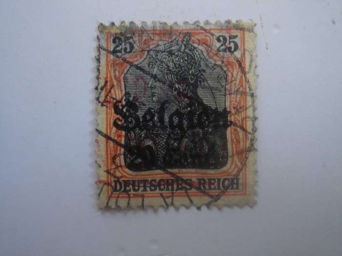 1914/18 Deutsches Reich - Belgien MiNr 17 used, stamped