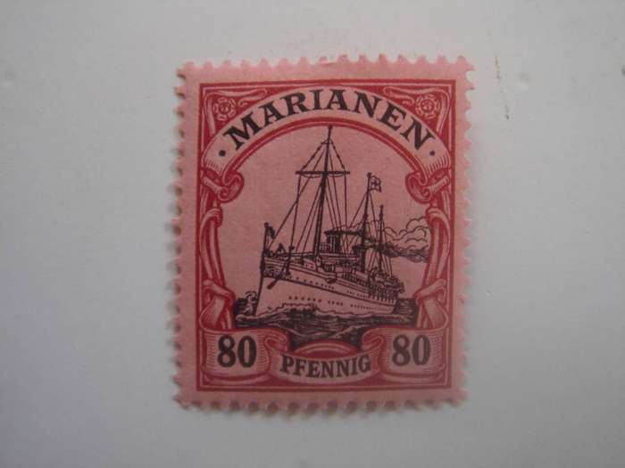 1901 Deutsche Kolonien - Marianen MiNr 15 MNH