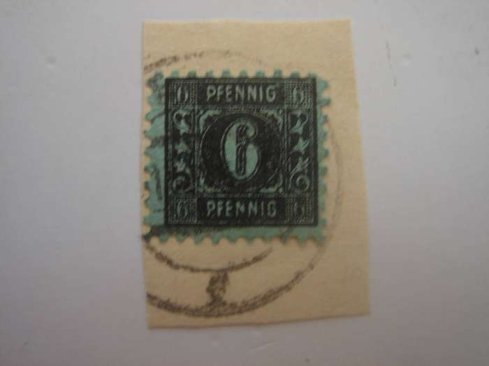 1945 SBZ - Soviet Occupation MiNr 8 x used, stamped on postal item
