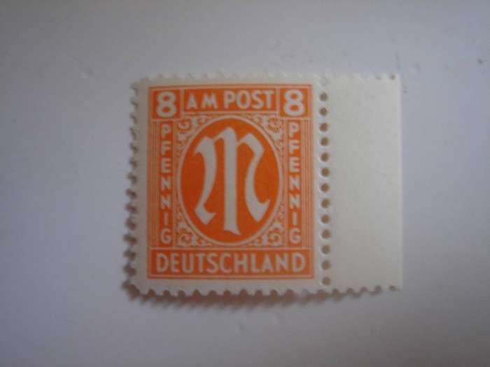 1945 Bi-Zone - Allied Occupation - MiNr 5 x MNH with border