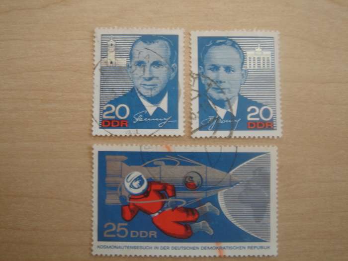 1965 DDR MiNr 1138-1140 used, stamped