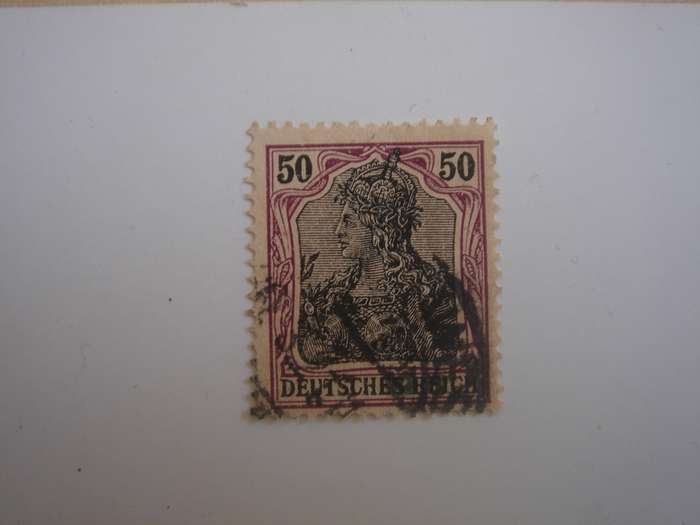 1912 Deutsches Reich MiNr 91 I y used, stamped