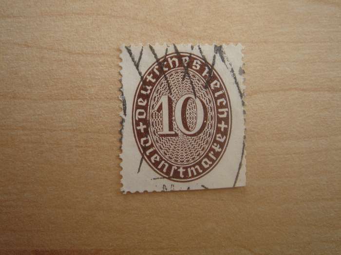 1933 Deutsches Reich Dienstmarken MiNr 131 X used, stamped