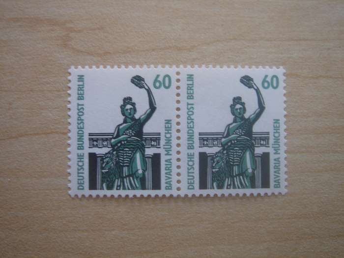 1987 West Berlin MiNr 795 A horizontal pair MNH