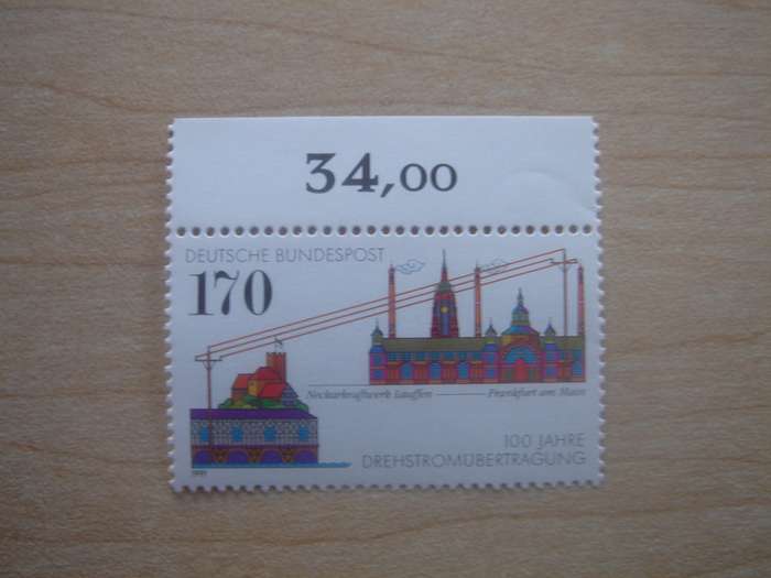 1991 Deutschland MiNr 1557 MNH with border
