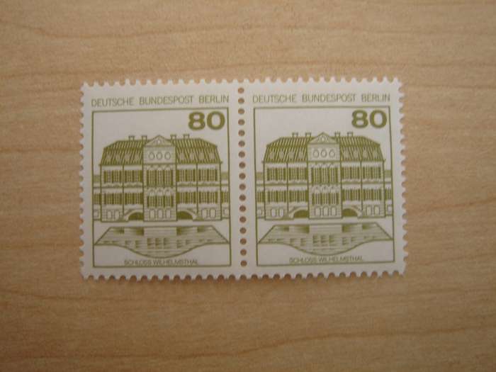 1982 West Berlin MiNr 674 A horizontal pair MNH