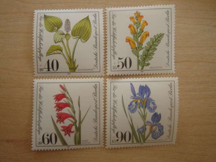 1981 West Berlin MiNr 650-653 MNH