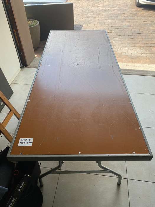 Trestle Tables x 4