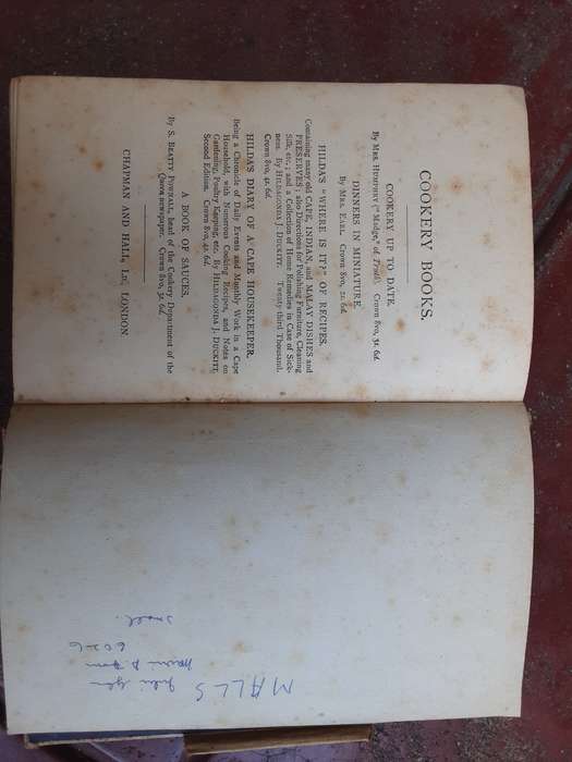Hilda`s `Where is it` of Recipes by Hildagonda J Duckitt