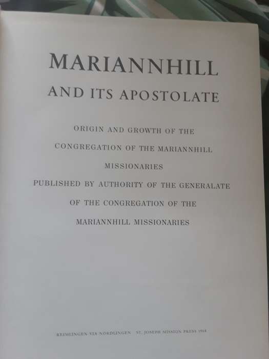 Mariannhill and its Apostolate, Origins & Growth of the  Mariannhill Missionaries