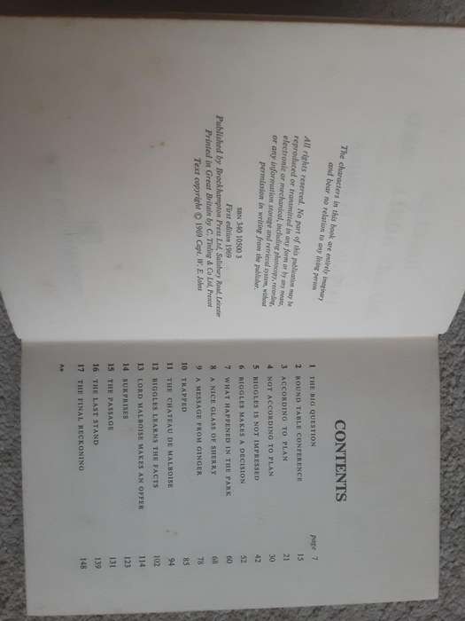 Biggles And The Noble Lord by Captain W E Johns ***SCARCE FIRST EDITION**