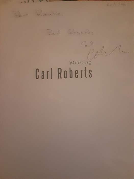 Meeting Carl Roberts by Neil Wright **Signed Copy**