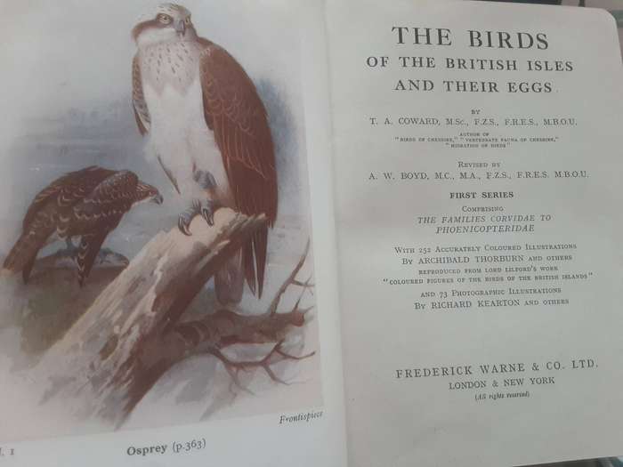 The Birds of the British Isles and Their Eggs by T A Coward