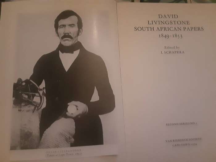 David Livingstone South African Papers 1849 1853 edited by I Schapera VBS II no 5